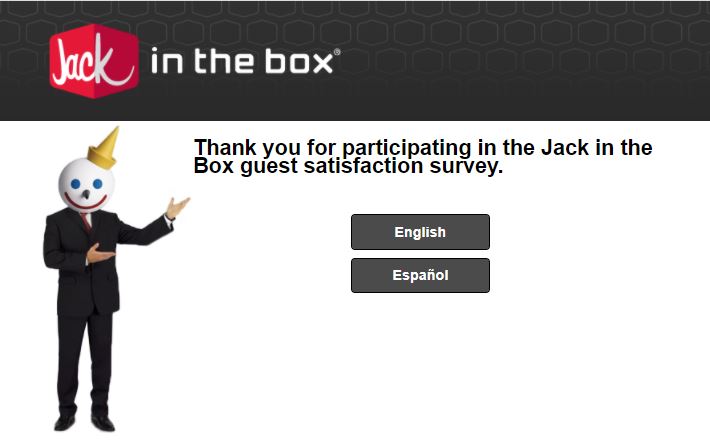 JACK IN THE BOX CUSTOMER SURVEY